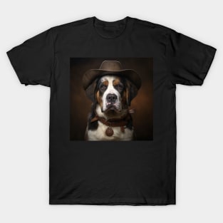 Cowboy Dog - St. Bernard T-Shirt